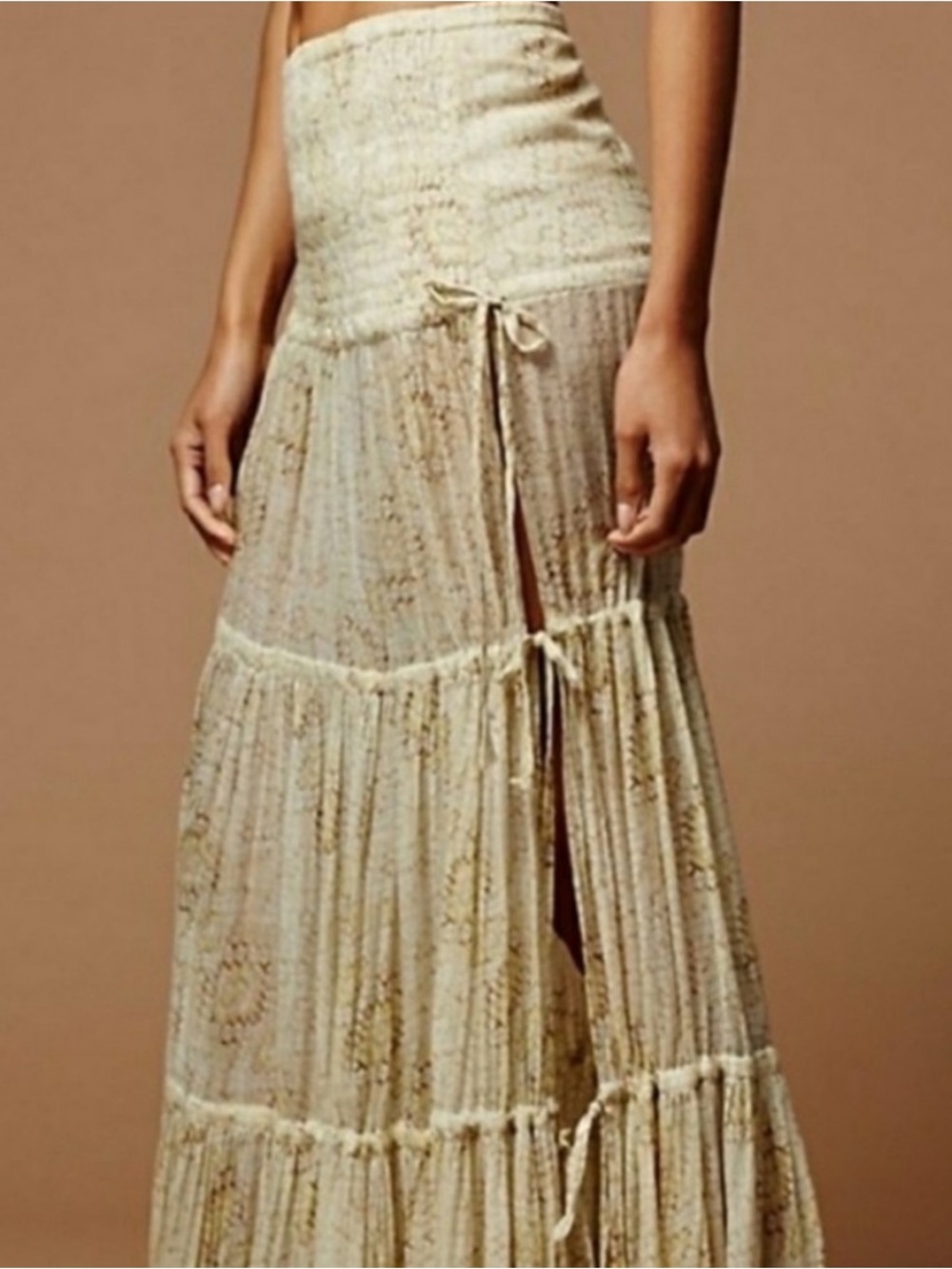 NWOT Free People Esmeralda Maxi Skirt - Picture 2 of 14